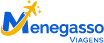 Logo Menegasso Viagens - Dark