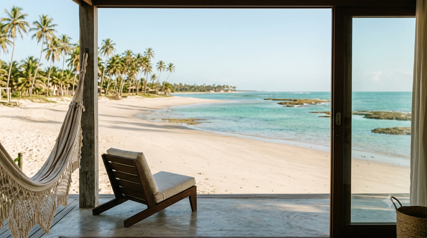 Praia paradisiaca nordeste